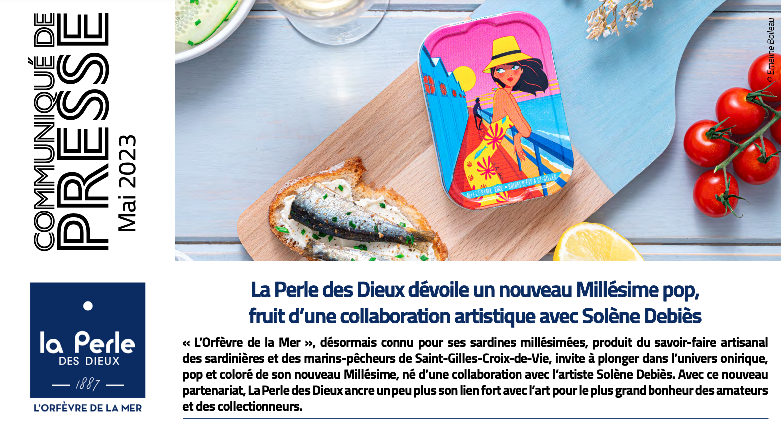 [Sardines millésimées] La Perle des Dieux dévoile un nouveau Millésime